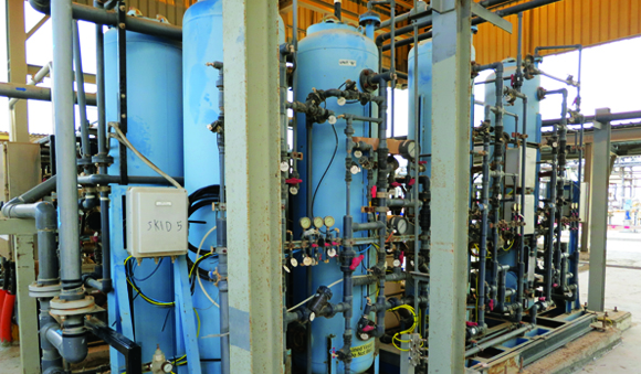Industries - Electrodeionization ion exchange oil gas water system